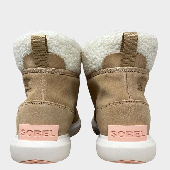 Sorel Waterproof Snow Boots 10 Beige Explorer Next Carnival Insulated Canoe - Picture 6 of 12